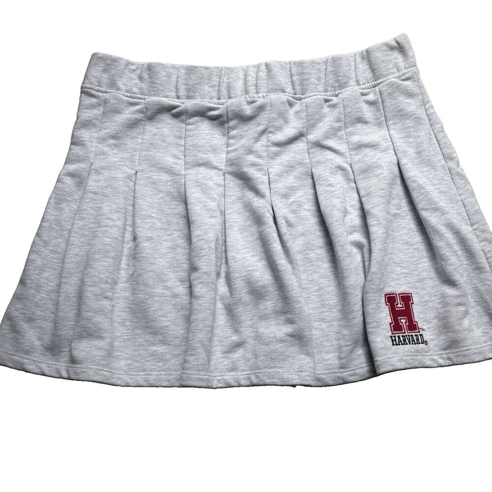 Harvard Cheerleader Skirt Grey Size L Preppy Academia